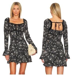 Free People Tess Floral Mini Dress S